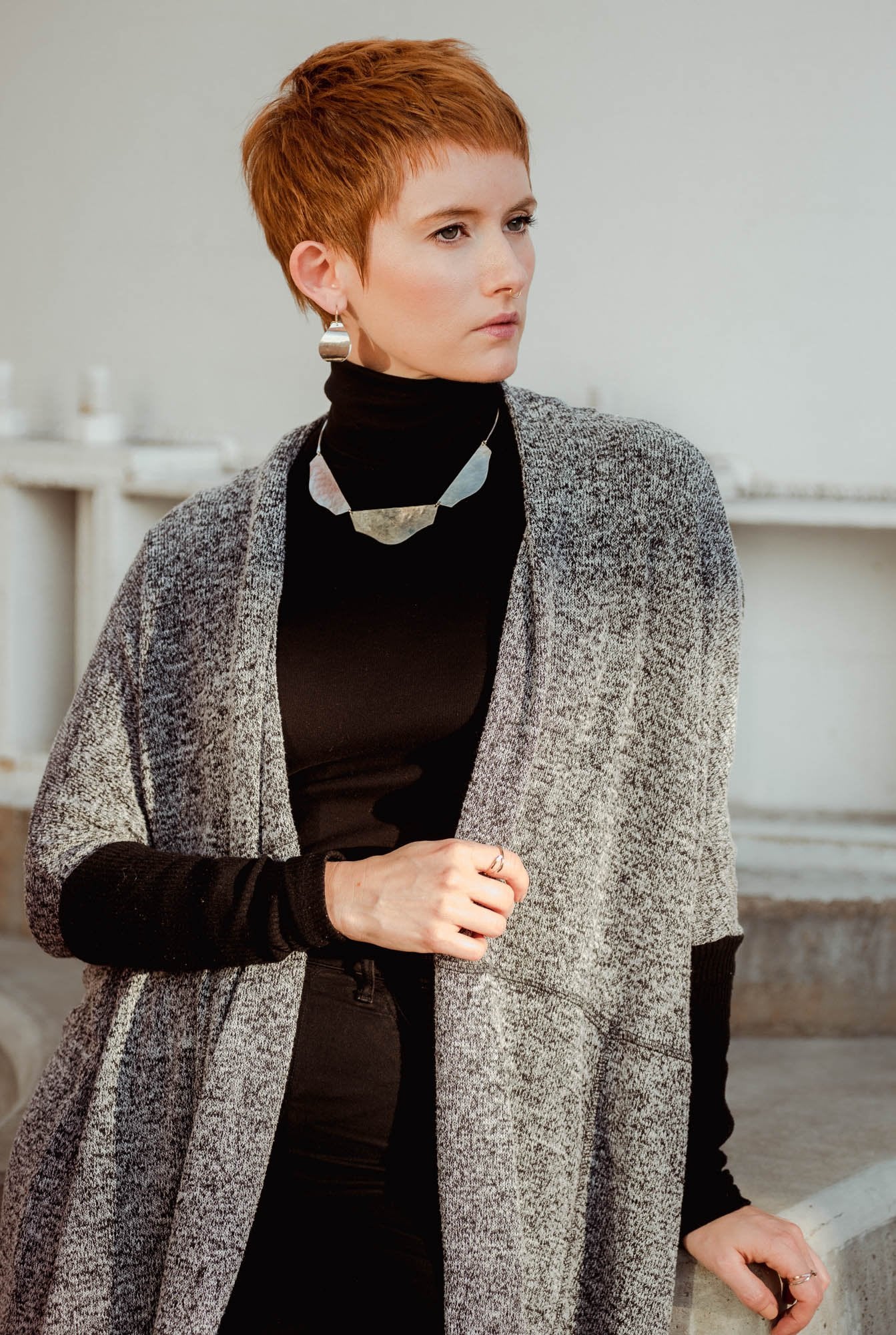 | thin wave ring | minimal with a flowing, graceful style, the Thin Wave ring is perfect for stacking but also stands on its own; forged by hand, this ring features a curved opening, allowing for slight adjustment to fit the desired finger | available in 14K yellow or rose gold-fill, or sterling silver | #failjewelry