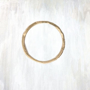 EPIC | wide classic band | a simple hammered band in 14K gold | #failjewelry