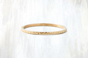 EPIC | thin lines band | a simple narrow textured band in 14K yellow gold or rose gold | #failjewelry