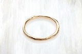 EPIC | slip band | a thin and organic gold ring | available in 14K yellow or rose gold; white gold upon request | #failjewelry