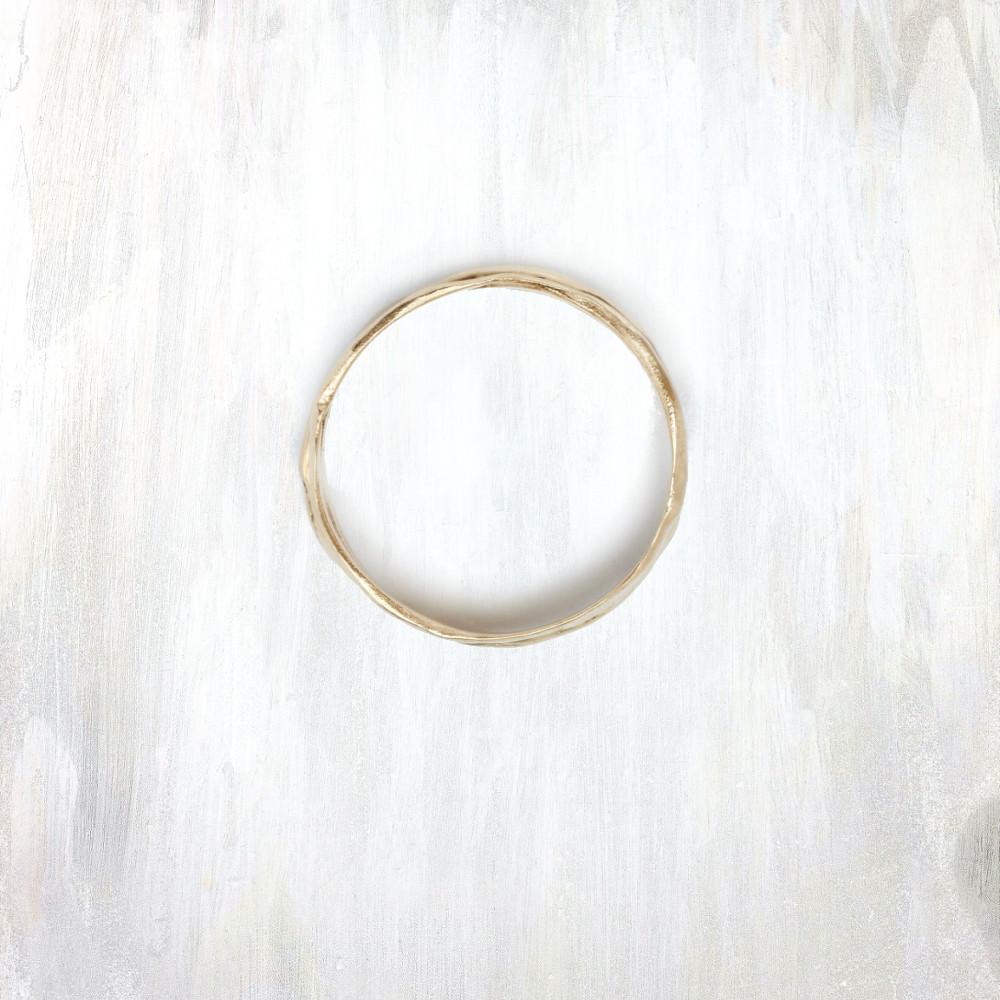 EPIC | drift band | a lightweight organic band in 14K yellow or rose gold | white gold upon request | #failjewelry