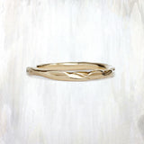 EPIC | slip band | a thin and organic gold ring | available in 14K yellow or rose gold; white gold upon request | #failjewelry