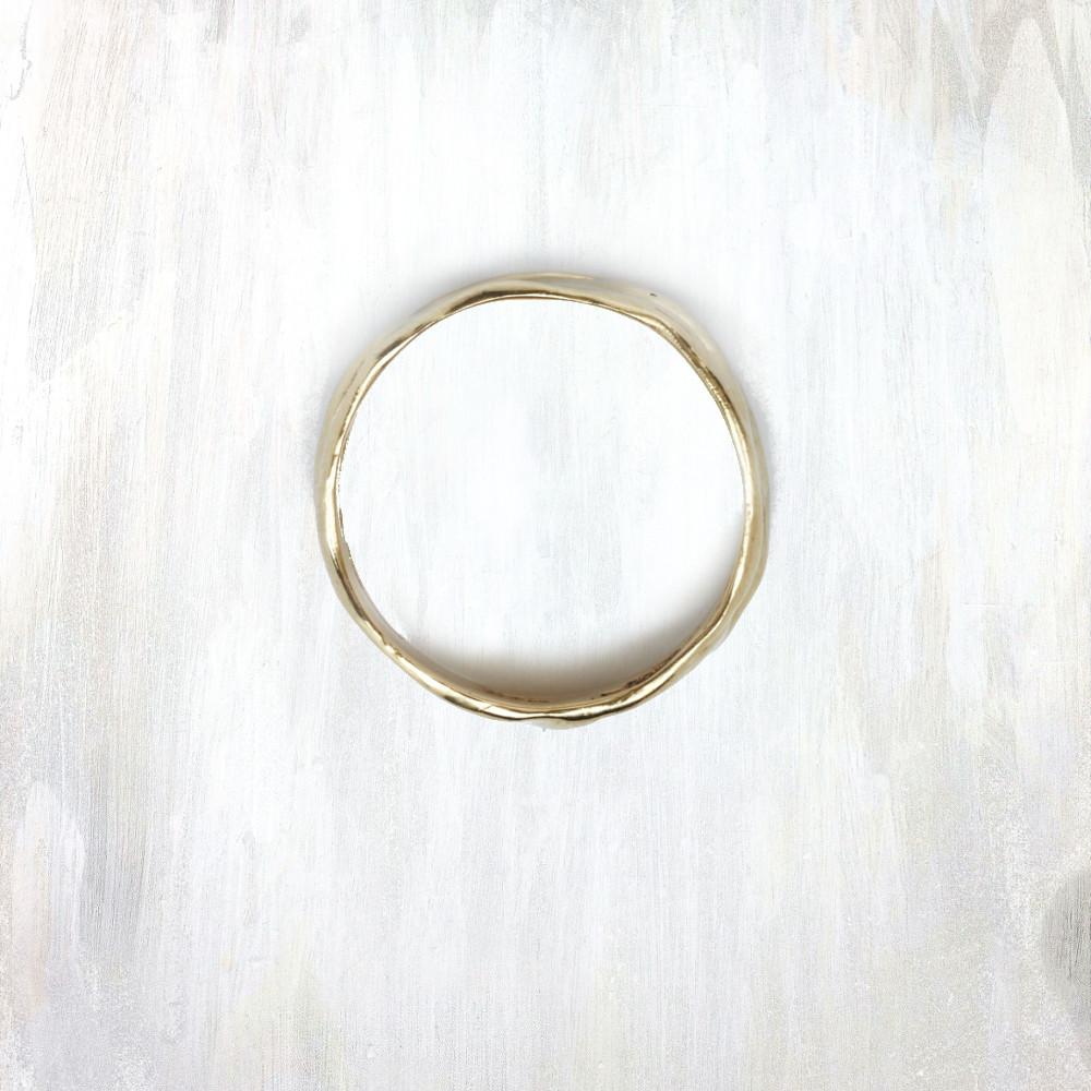 EPIC | tidal band | a unisex heavy weight organic wide band | available in 14K yellow gold; white and rose gold upon request | #failjewelry